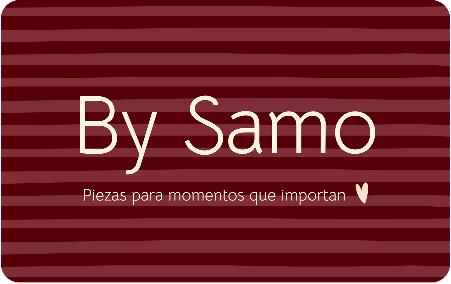 By Samo | Holiday Gift Card