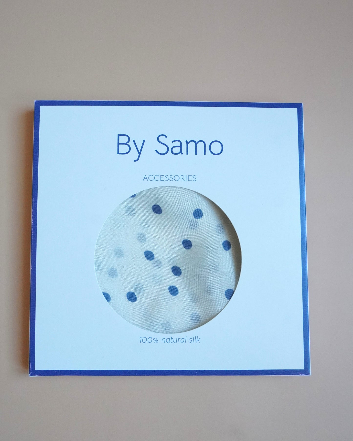 PAÑUELO POLKADOT BLEU