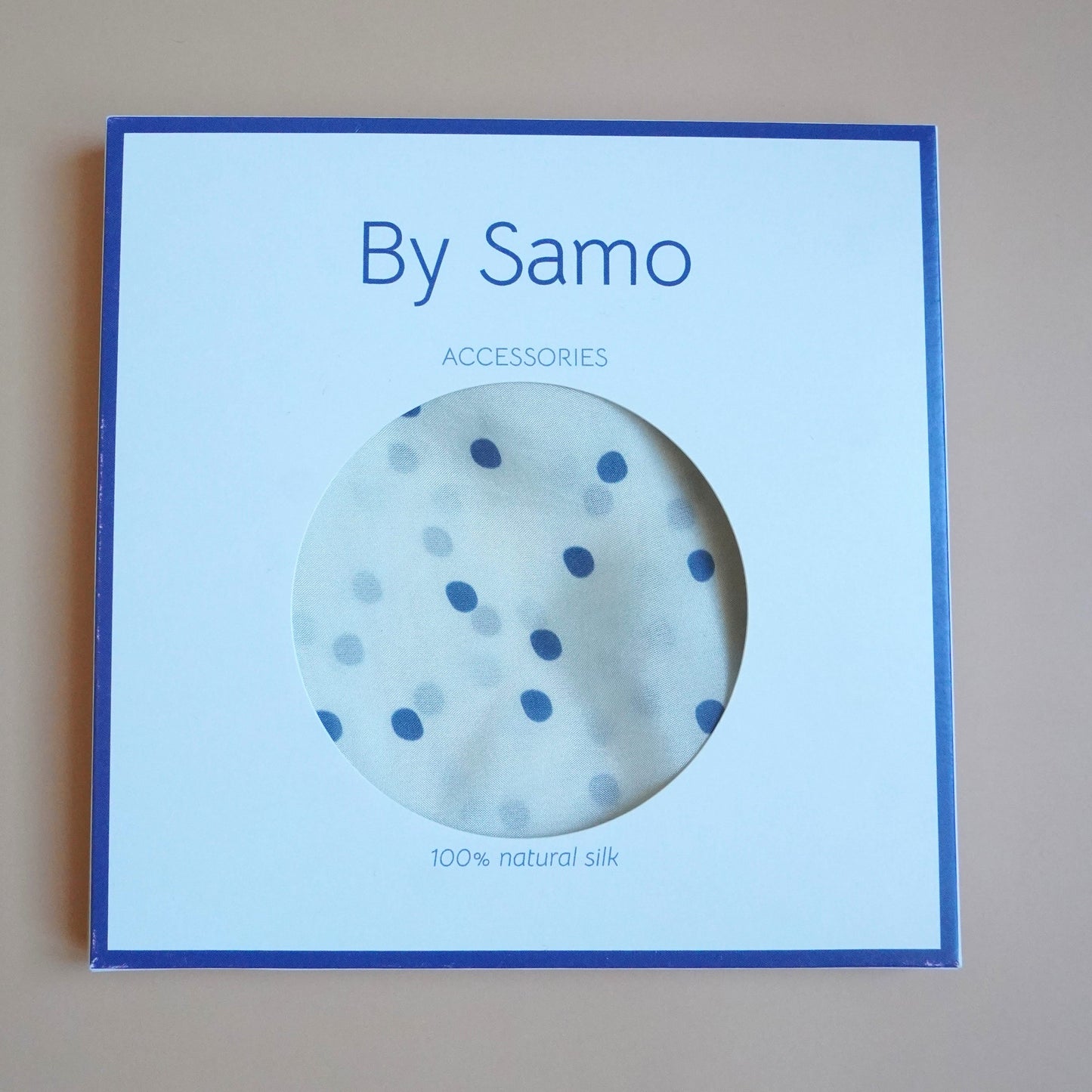 PAÑUELO POLKADOT BLEU