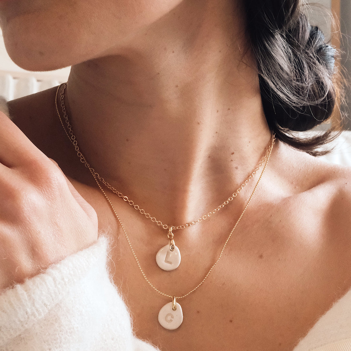 ERIA LETTER NECKLACE