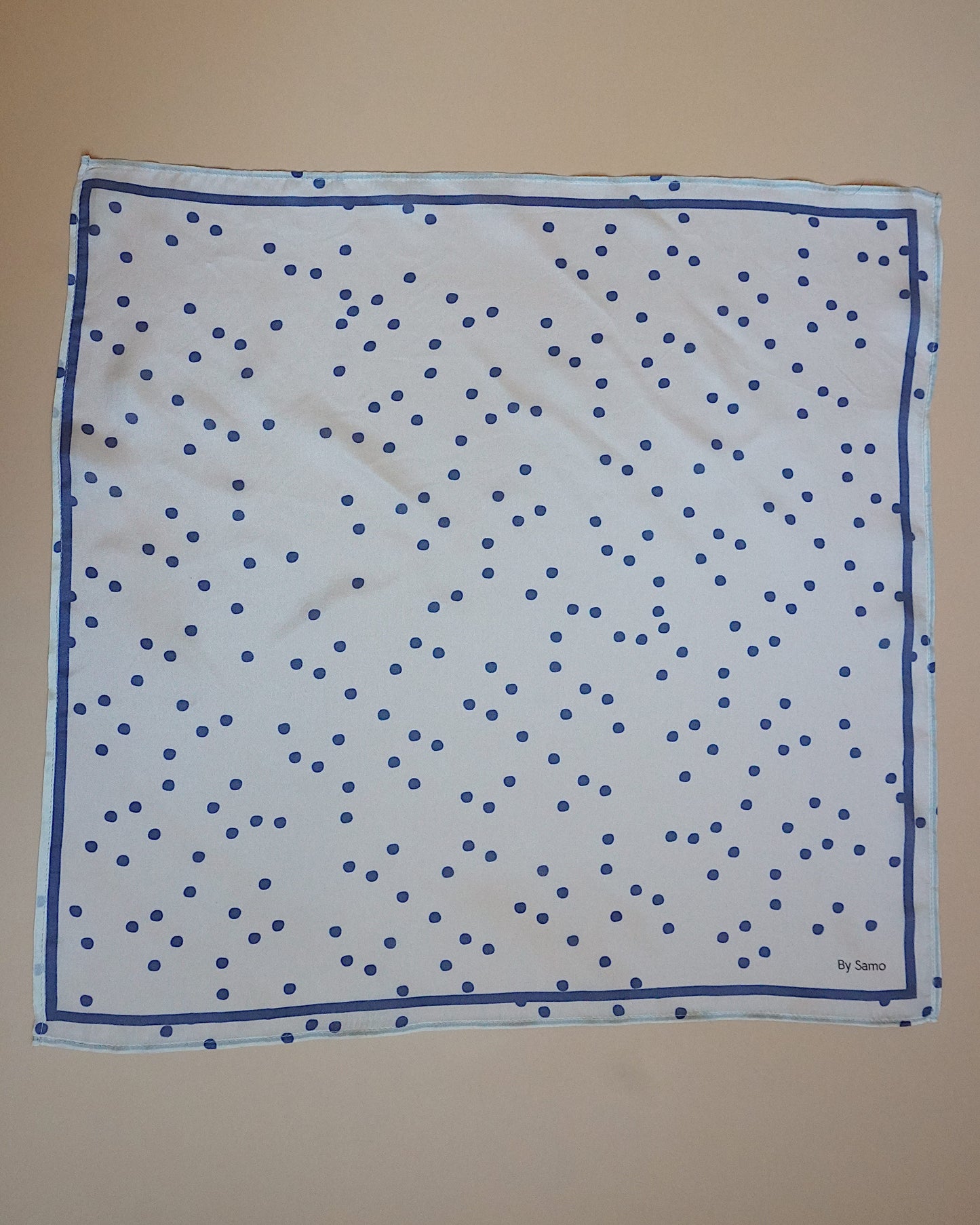 PAÑUELO POLKADOT BLEU