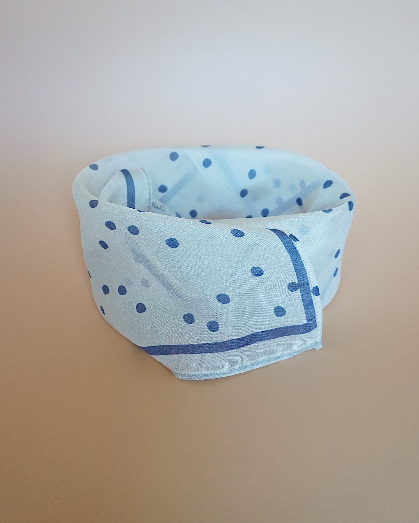 PAÑUELO POLKADOT BLEU