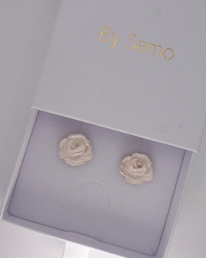 PENDIENTES ROSE BLANCHE 